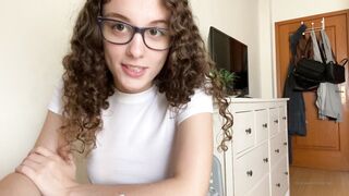 Lovelilah Masturbates With Sex Toy In Glasses