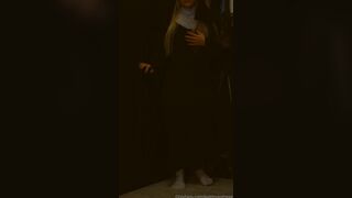 Bigtittygothegg - Sinner Nun Fucking Your Huge Cock