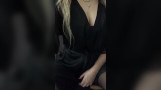 Neringa Kriziute Strips To Show Big Tits