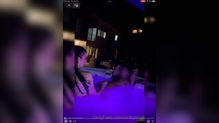 Arikytsya Giving Blowjob in Public Pool
