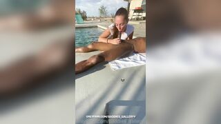 Ashley Aoky - Sucking And Fucking Massive Black Monster Cock Outdoors