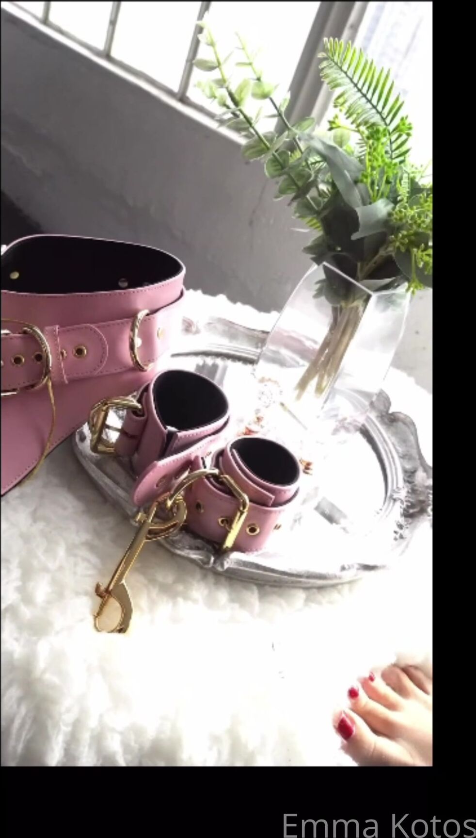 Emma Kotos In Bondage Set