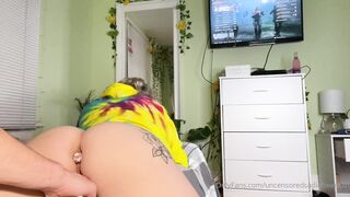 Sadie Freeman Gaming With Anal Plug And Pussy Fingering