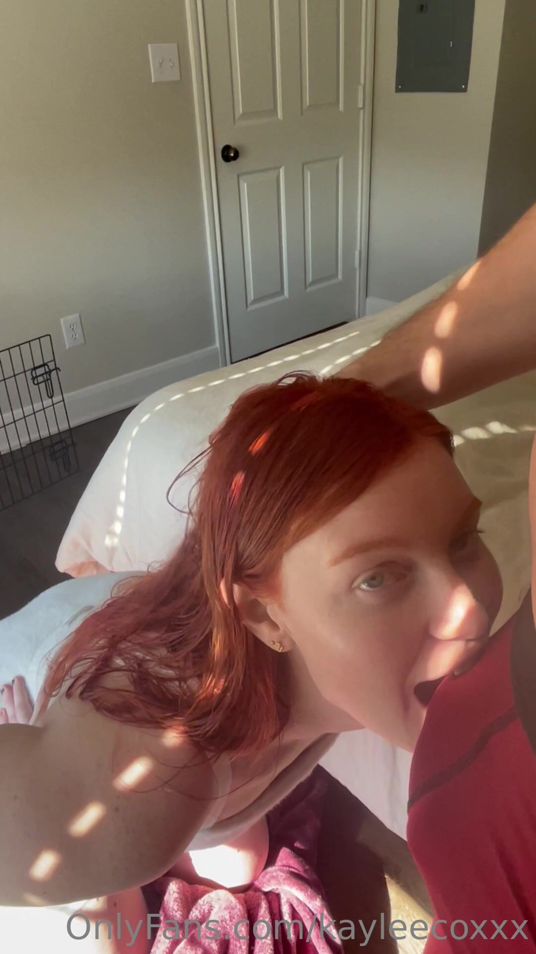 Redhead Kaylee Cox Blowjob