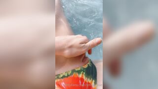 Xmimirose Masturbates In The Water Her POV